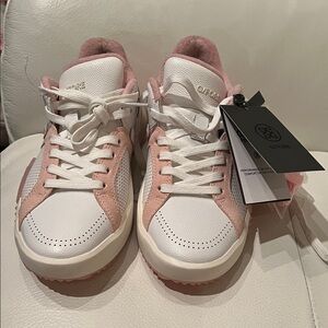 G/FORE G112 Pink and White Women's Sneakers